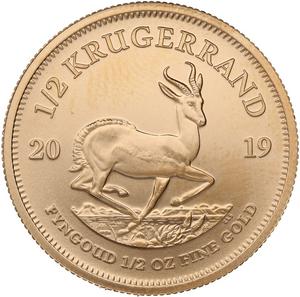 South Africa / Gold Half Ounce 2019 Krugerrand - reverse photo