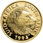 Gold Ounce 1994 Natura - Lion: Photo Coin, South Africa, Gold Ounce 1994 Natura - Lion / thumbnail