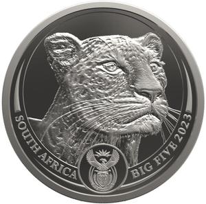South Africa / Platinum Ounce 2023 Big Five - Leopard - obverse photo