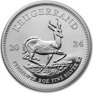 South Africa / Silver Two Ounces 2024 Krugerrand - reverse photo