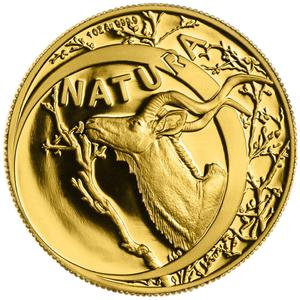 South Africa / Gold Ounce 1999 Natura - Kudu - reverse photo