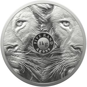 South Africa / Silver Kilo 2022 Big Five - Lion - reverse photo