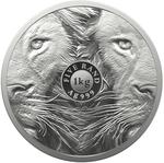 Silver Kilo 2022 Big Five - Lion: Photo Big Five II (2.) - Lion - 2022 1 Kilo Silver - Premium Uncirculated / thumbnail