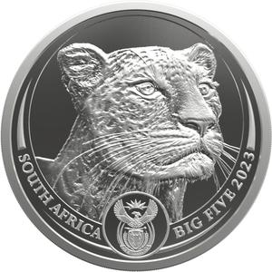 South Africa / Silver Kilo 2023 Big Five - Leopard - obverse photo