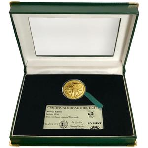 South Africa / Gold Ounce 1996 Natura - Elephant - obverse photo