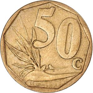South Africa / Fifty Cents 2015 - reverse photo