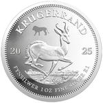 South Africa / Silver Ounce 2025 Krugerrand - reverse photo