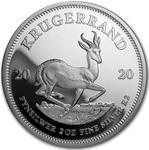 South Africa / Silver Two Ounces 2020 Krugerrand - reverse photo