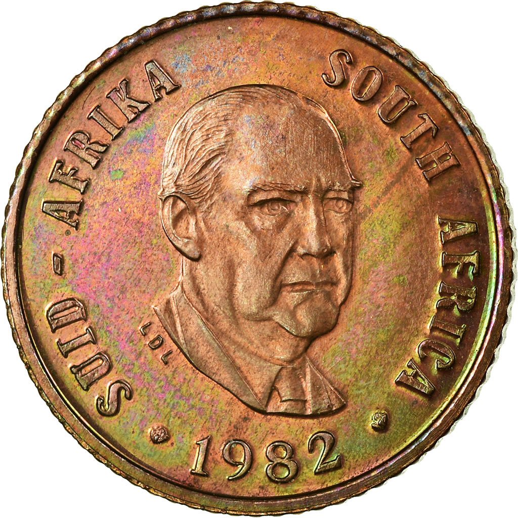 One Cent 1982 Vorster Coin From South Africa Online Coin Club
