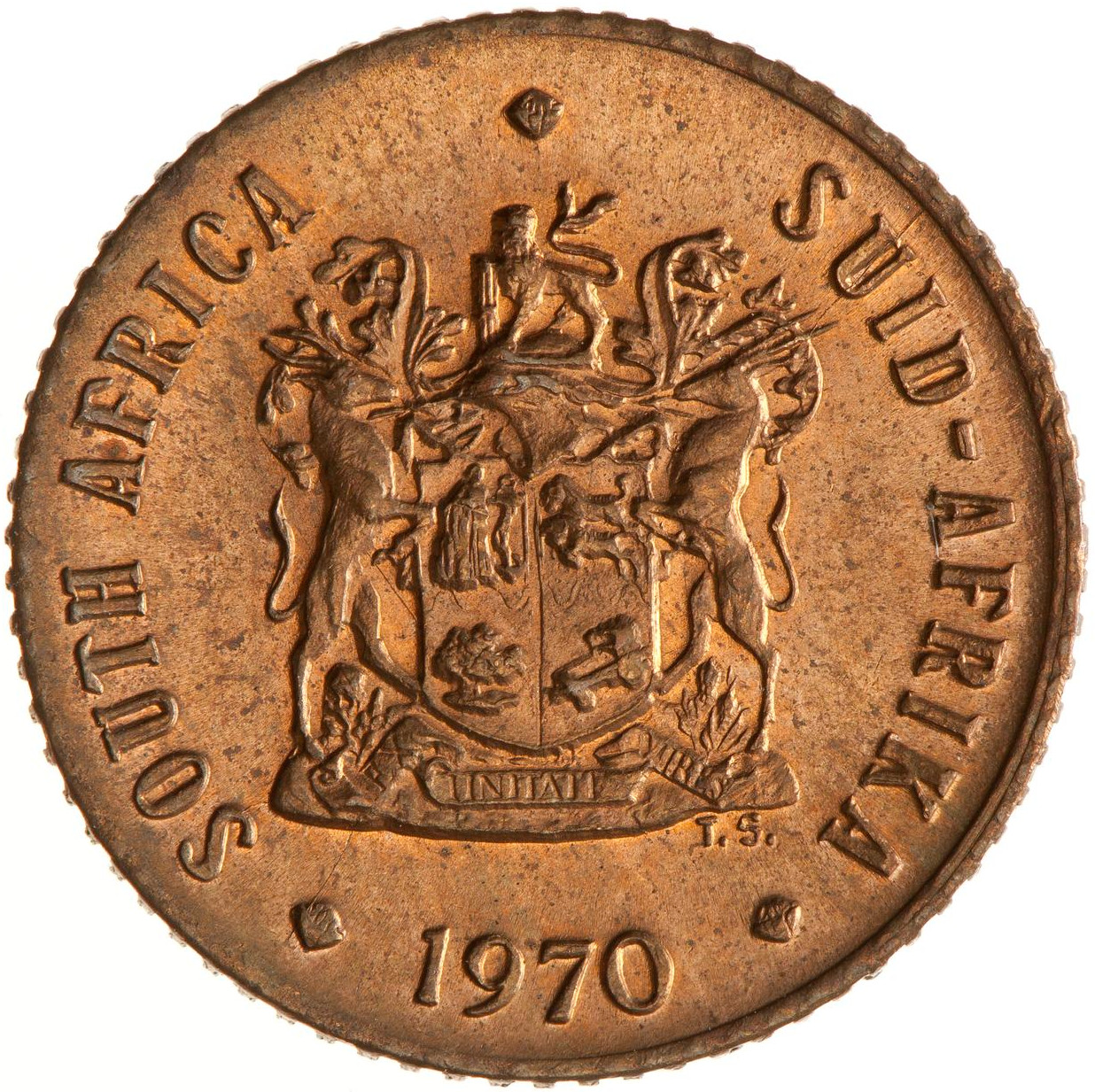 Half Cent 1970 Coin From South Africa Online Coin Club