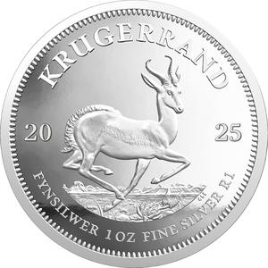 South Africa / Silver Ounce 2025 Krugerrand - reverse photo