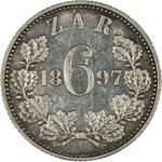 Sixpence 1897: Photo Coin, South Africa, Sixpence 1897 / thumbnail