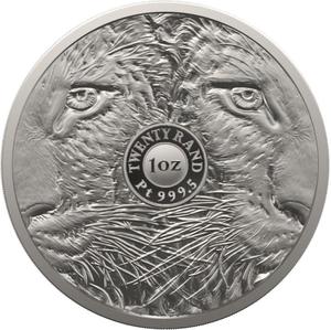 South Africa / Platinum Ounce 2023 Big Five - Leopard - reverse photo