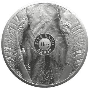 South Africa / Silver Kilo 2024 Big Five - Elephant - reverse photo