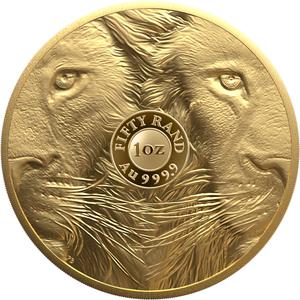 South Africa / Gold Ounce 2025 Big Five - Lion - reverse photo