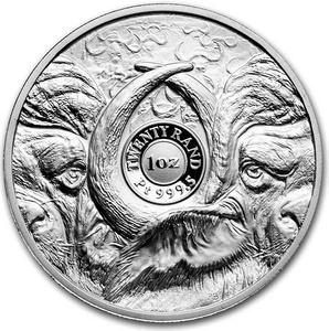 South Africa / Platinum Ounce 2021 Big Five - Buffalo - reverse photo