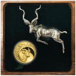 Gold Ounce 1999 Natura - Kudu: Photo Coin, South Africa, Gold Ounce 1999 Natura - Kudu / thumbnail