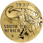 Gold Ounce 1997 Natura - Buffalo: Photo Coin, South Africa, Gold Ounce 1997 Natura - Buffalo / thumbnail