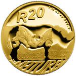Gold Quarter Ounce 2010 Natura - Rhino: Photo Coin, South Africa, Gold Quarter Ounce 2010 Natura - Rhino / thumbnail