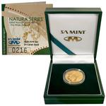 Gold Quarter Ounce 2009 Natura - Rhino: Photo Coin, South Africa, Gold Quarter Ounce 2009 Natura - Rhino / thumbnail