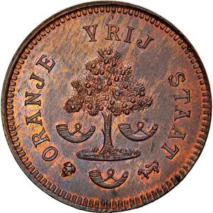 South Africa / Pattern Penny 1874 Orange Free State - obverse photo