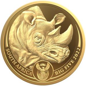 South Africa / Gold Kilo 2022 Big Five - Rhino - obverse photo