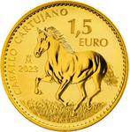 Gold Ounce 2023 Carthusian Horse: Photo Moneda de Oro Caballo Cartujano 2023 1 oz / thumbnail