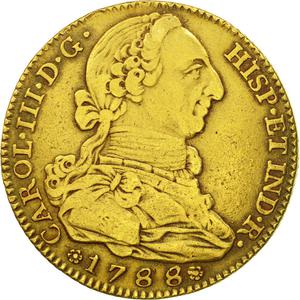 Spain / Four Escudos 1788 - obverse photo