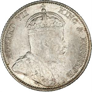 Straits Settlements / Ten Cents 1910 - obverse photo