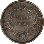 Half Cent 1845: Photo Coin, Straits Settlements, Half Cent 1845 / thumbnail