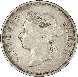 Straits Settlements / Fifty Cents 1888 - obverse photo