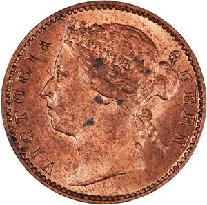 Straits Settlements / Quarter Cent 1884 - obverse photo