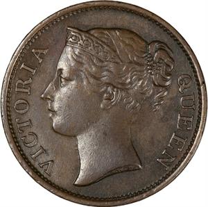 Straits Settlements / Half Cent 1845 - obverse photo