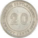 Twenty Cents 1900: Photo Coin, Straits Settlements, Twenty Cents 1900 / thumbnail