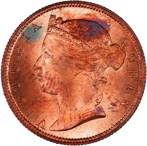 Straits Settlements / Half Cent 1889 - obverse photo
