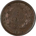 Quarter Cent 1845: Photo Coin, Straits Settlements, Quarter Cent 1845 / thumbnail