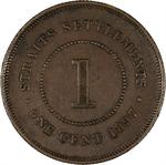One Cent 1897: Photo Coin, Straits Settlements, One Cent 1897 / thumbnail