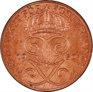 Sweden / One Ore 1950 - obverse photo