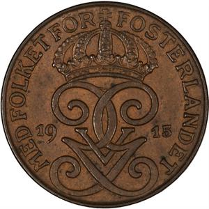 Sweden / Fifteen Ore 1915 - obverse photo