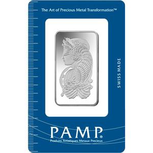 Switzerland / Silver Ounce Bar - PAMP Fortuna - reverse photo