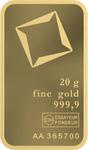 Gold Twenty Grams Bar - Valcambi: Photo Coin, Switzerland, Gold Twenty Grams Bar - Valcambi / thumbnail