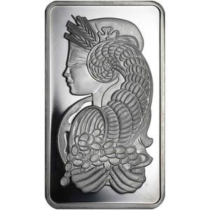 Switzerland / Platinum Five Ounces Bar - PAMP Fortuna - reverse photo