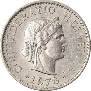Switzerland / Five Centimes (Rappen) 1976 - obverse photo