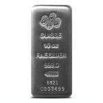 Silver Ten Ounces Bar - PAMP Cast: Photo Coin, Switzerland, Silver Ten Ounces Bar - PAMP Cast / thumbnail