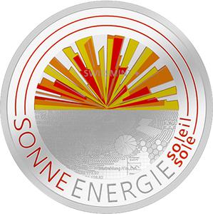 Switzerland / Twenty Francs 2022 Solar Energy - reverse photo