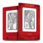 Silver Ounce Bar 2022 Year of the Tiger: Photo Coin, Switzerland, Silver Ounce Bar 2022 Year of the Tiger / thumbnail