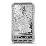 Silver Ten Ounces Bar - PAMP Lady of Liberty: Photo Coin, Switzerland, Silver Ten Ounces Bar - PAMP Lady of Liberty / thumbnail