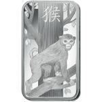Silver Ten Grams Bar 2016 Year of the Monkey: Photo Coin, Switzerland, Silver Ten Grams Bar 2016 Year of the Monkey / thumbnail