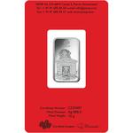 Silver Ten Grams Bar 2018 Year of the Dog: Photo Coin, Switzerland, Silver Ten Grams Bar 2018 Year of the Dog / thumbnail