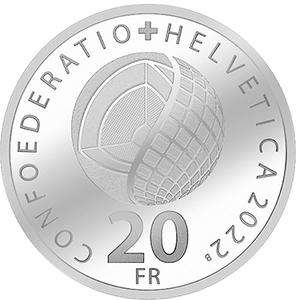 Switzerland / Twenty Francs 2022 Solar Energy - obverse photo